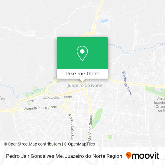 Mapa Pedro Jair Goncalves Me