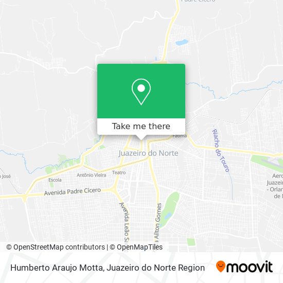 Mapa Humberto Araujo Motta