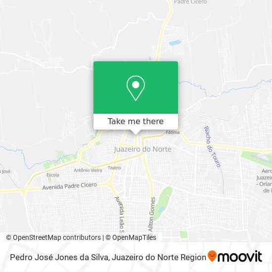 Mapa Pedro José Jones da Silva