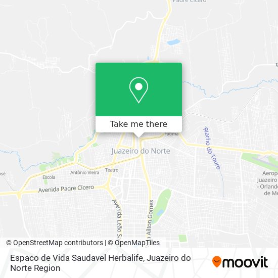 Espaco de Vida Saudavel Herbalife map