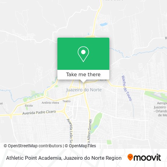 Mapa Athletic Point Academia