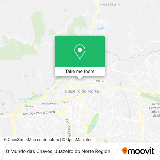 O Mundo das Chaves map