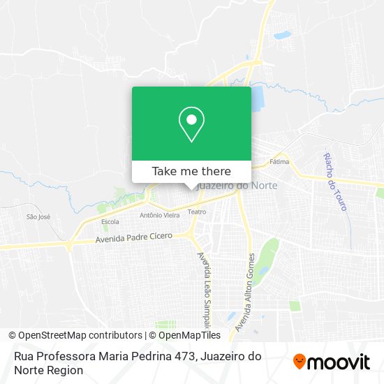 Rua Professora Maria Pedrina 473 map