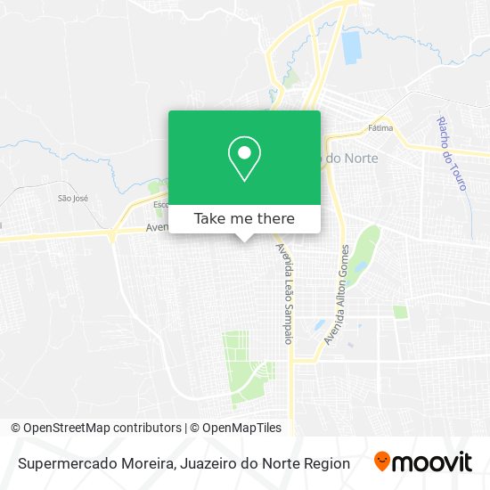 Supermercado Moreira map