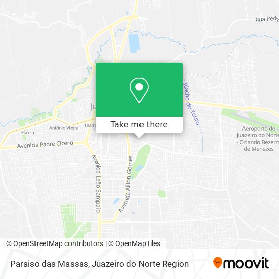 Paraiso das Massas map