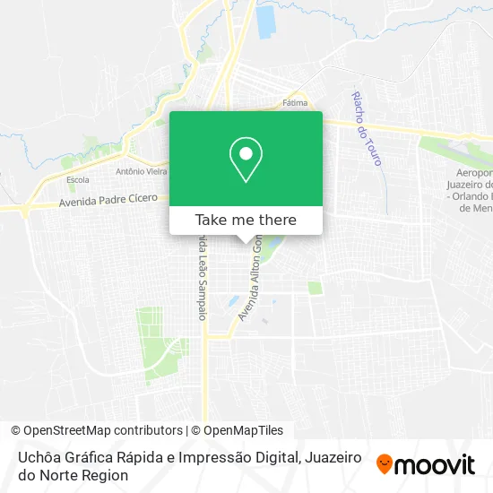 Uchôa Gráfica Rápida e Impressão Digital map