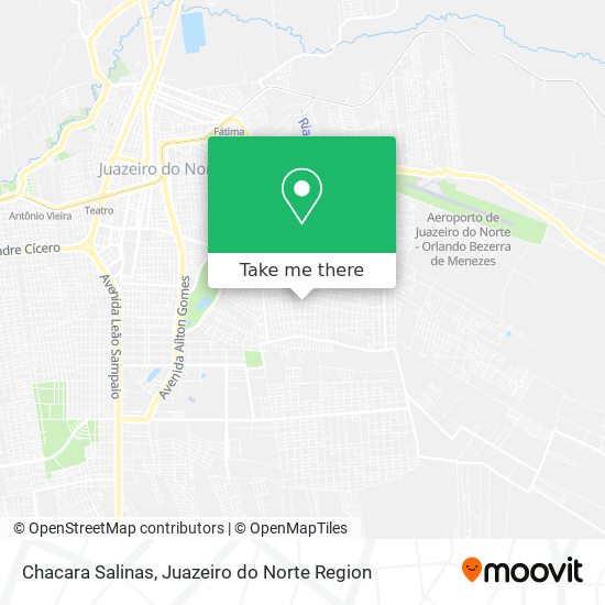 Mapa Chacara Salinas