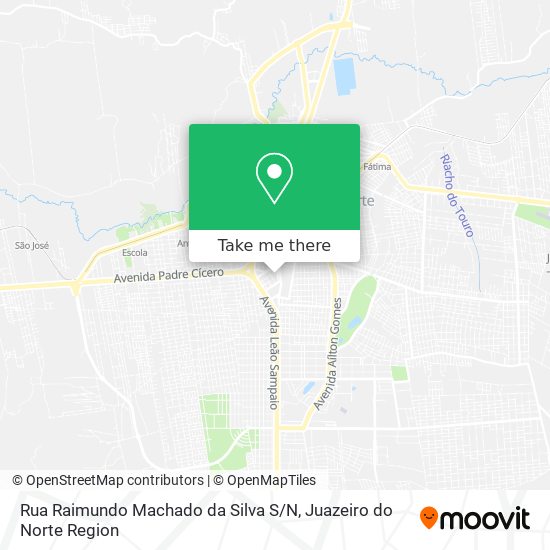 Mapa Rua Raimundo Machado da Silva S / N