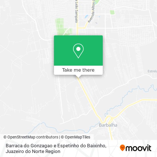 Barraca do Gonzagao e Espetinho do Baixinho map