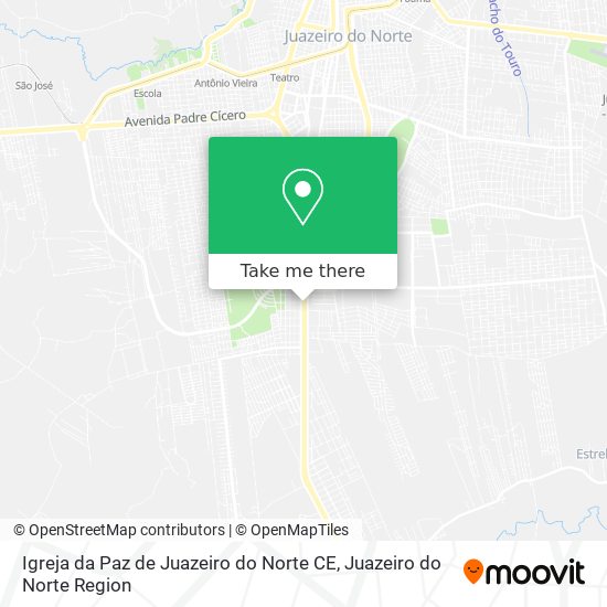 Igreja da Paz de Juazeiro do Norte CE map