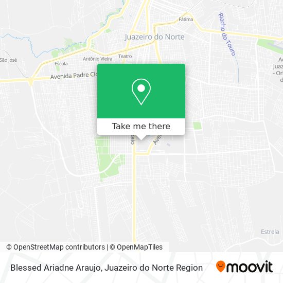 Blessed Ariadne Araujo map