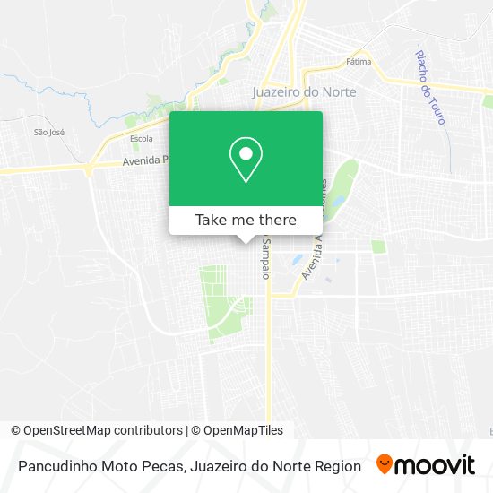 Mapa Pancudinho Moto Pecas