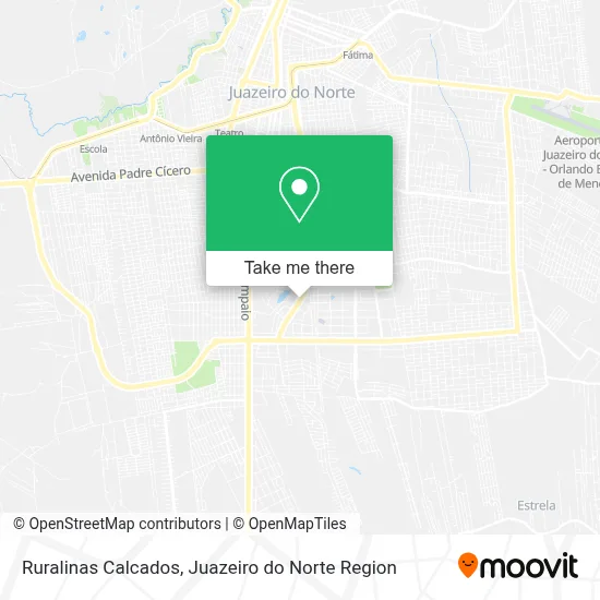 Ruralinas Calcados map