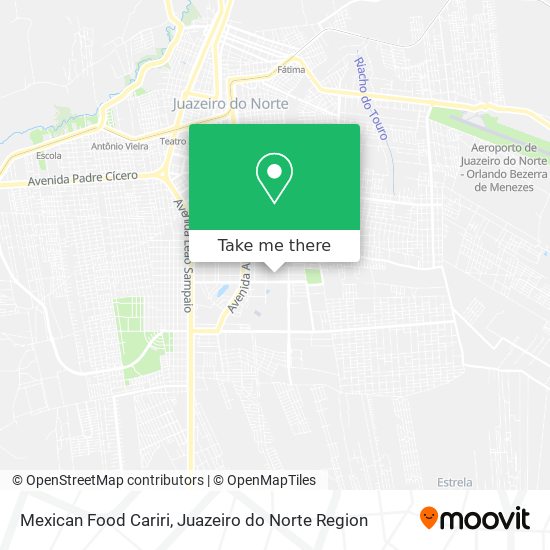 Mexican Food Cariri map