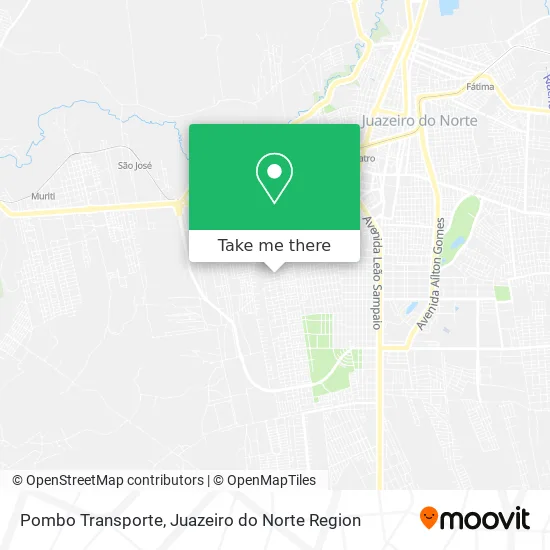 Pombo Transporte map