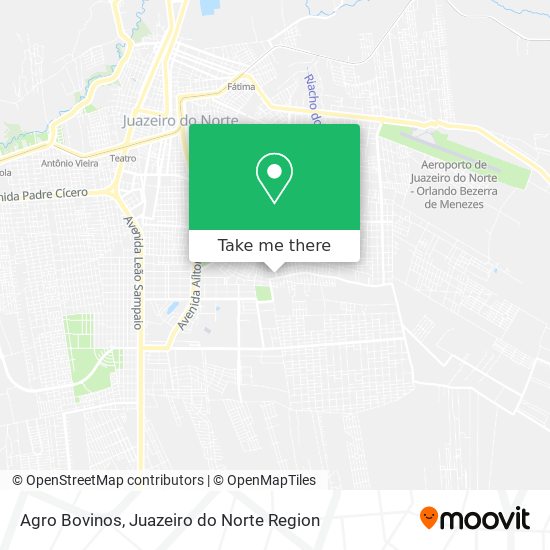 Agro Bovinos map