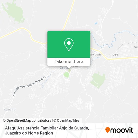 Mapa Afagu Assistencia Famioliar Anjo da Guarda
