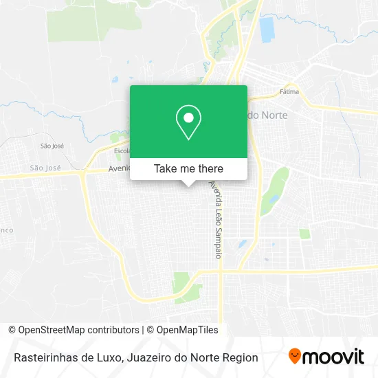 Rasteirinhas de Luxo map