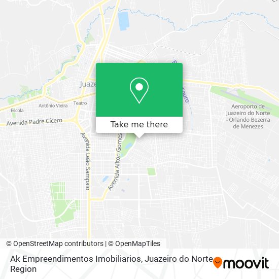 Mapa Ak Empreendimentos Imobiliarios