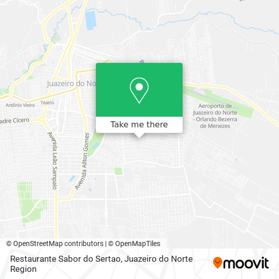 Mapa Restaurante Sabor do Sertao