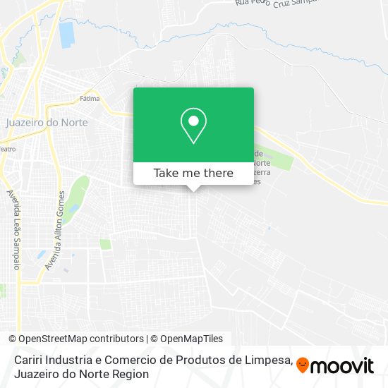 Cariri Industria e Comercio de Produtos de Limpesa map