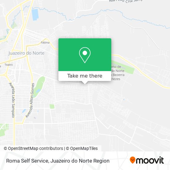 Roma Self Service map