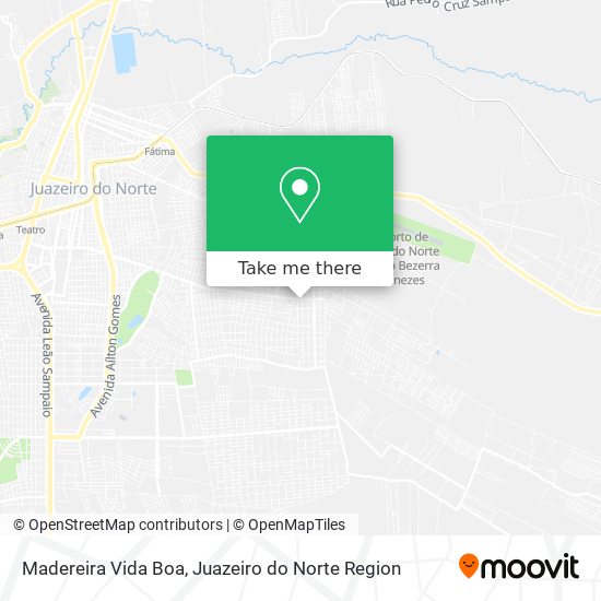 Madereira Vida Boa map