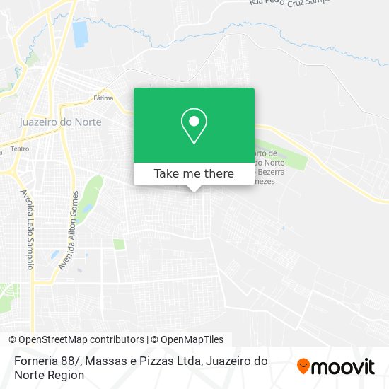 Mapa Forneria 88 / , Massas e Pizzas Ltda