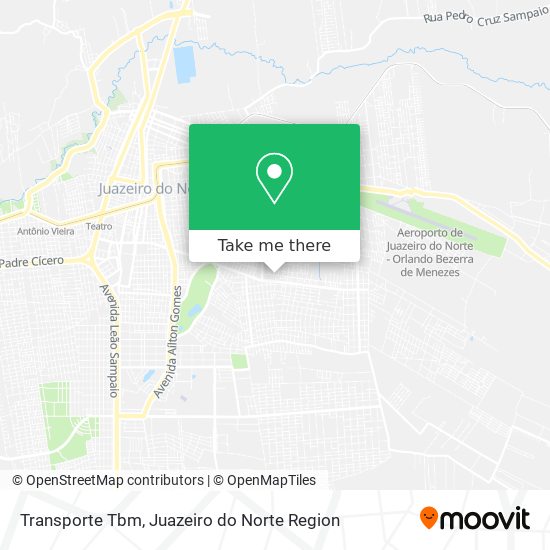 Transporte Tbm map