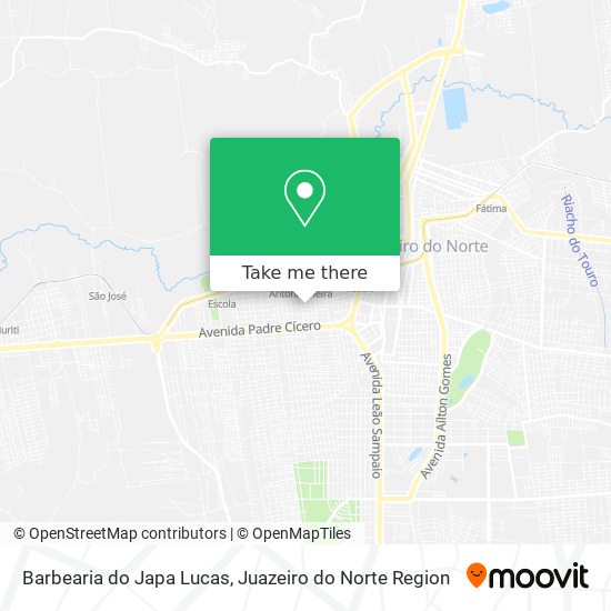 Barbearia do Japa Lucas map