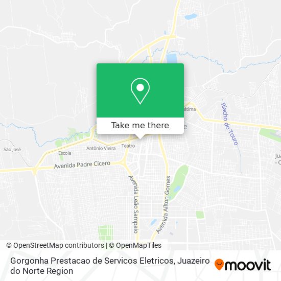 Gorgonha Prestacao de Servicos Eletricos map