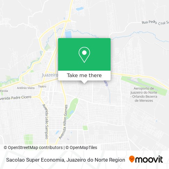 Sacolao Super Economia map