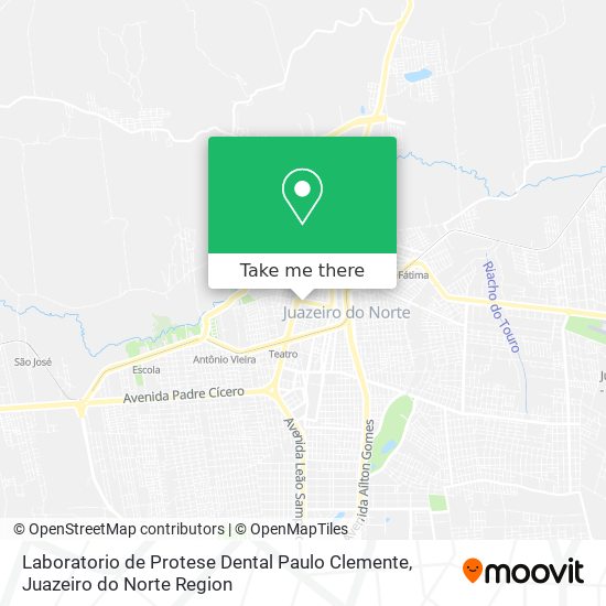 Laboratorio de Protese Dental Paulo Clemente map