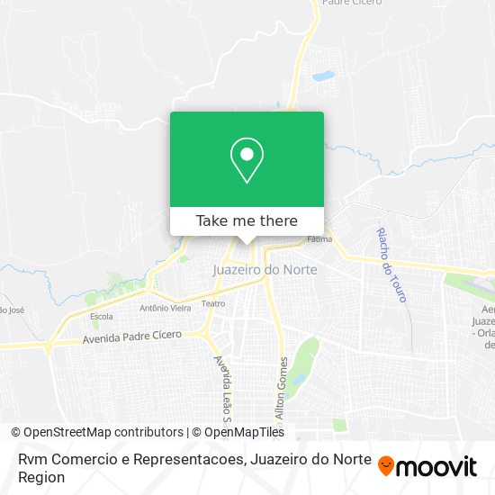 Mapa Rvm Comercio e Representacoes