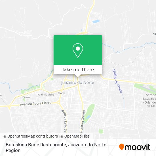 Mapa Buteskina Bar e Restaurante
