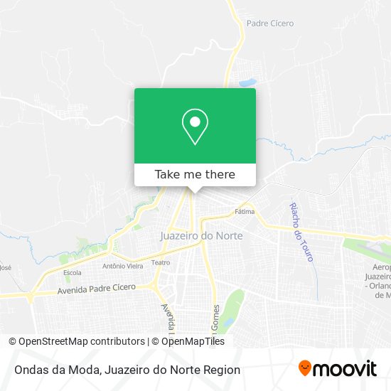 Ondas da Moda map