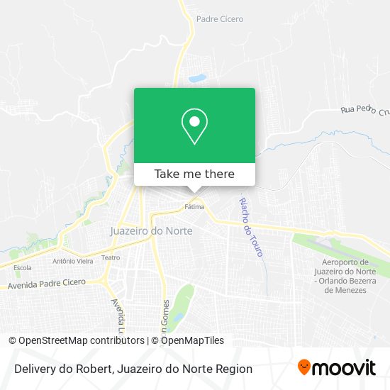 Mapa Delivery do Robert