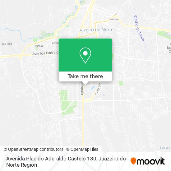 Mapa Avenida Plácido Aderaldo Castelo 180