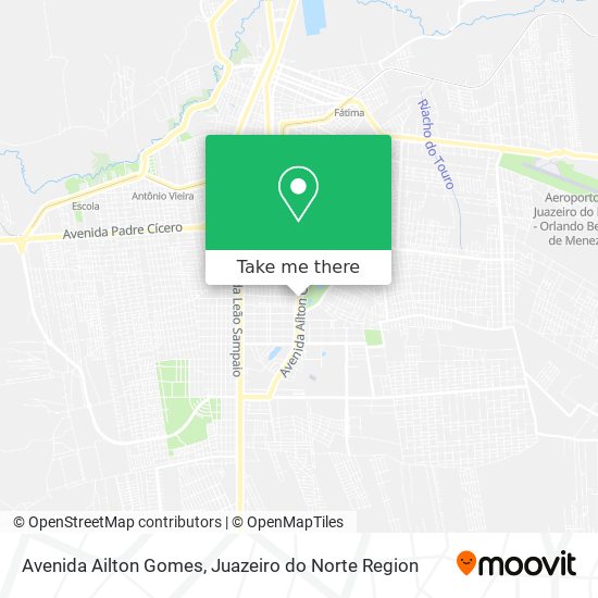Mapa Avenida Ailton Gomes