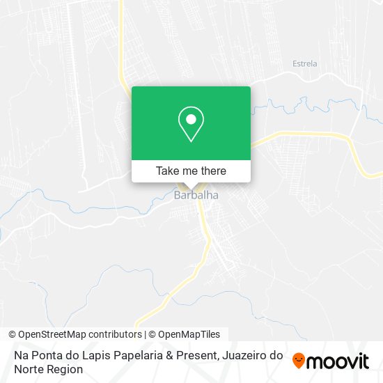 Mapa Na Ponta do Lapis Papelaria & Present