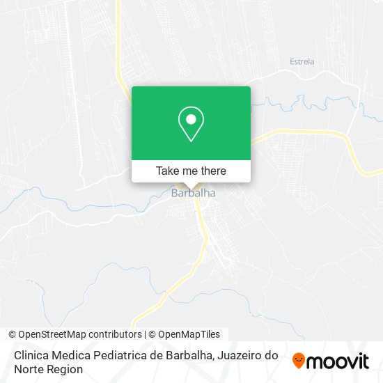 Mapa Clinica Medica Pediatrica de Barbalha
