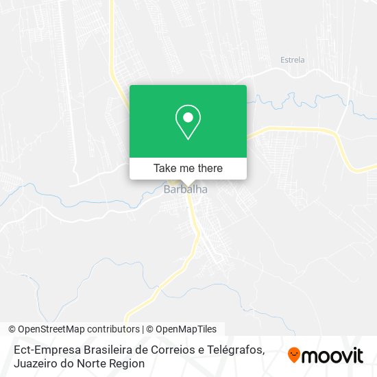 Ect-Empresa Brasileira de Correios e Telégrafos map