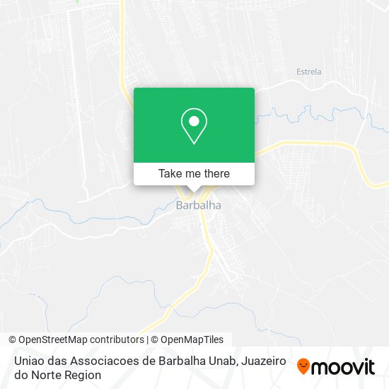 Uniao das Associacoes de Barbalha Unab map