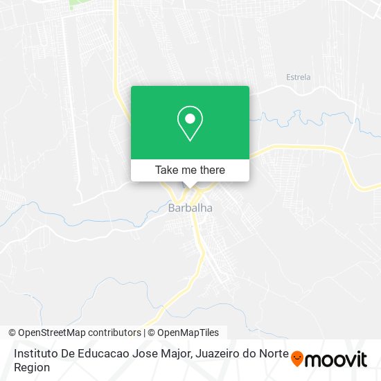 Mapa Instituto De Educacao Jose Major