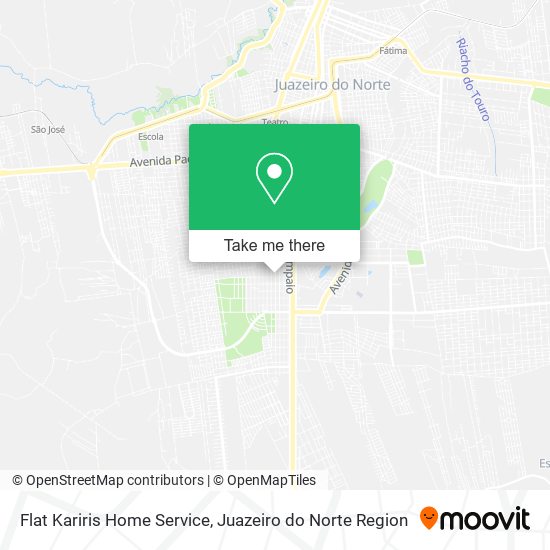 Flat Kariris Home Service map