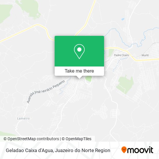 Mapa Geladao Caixa d'Agua