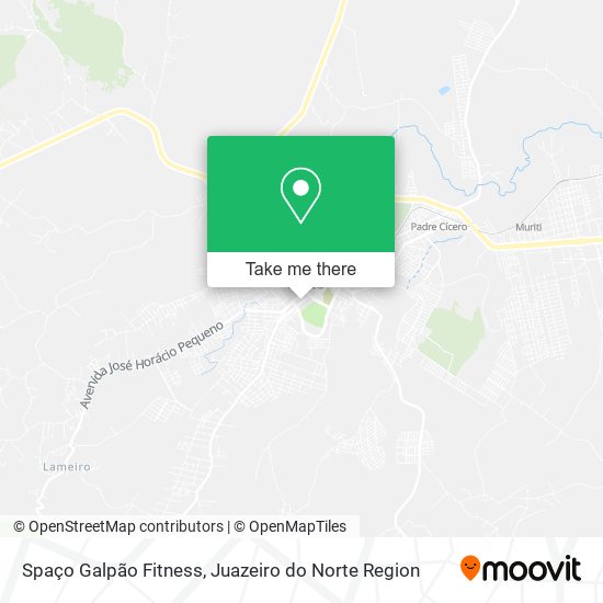 Spaço Galpão Fitness map