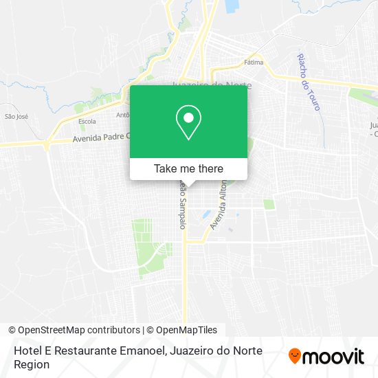 Hotel E Restaurante Emanoel map