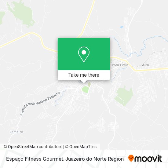 Mapa Espaço Fitness Gourmet