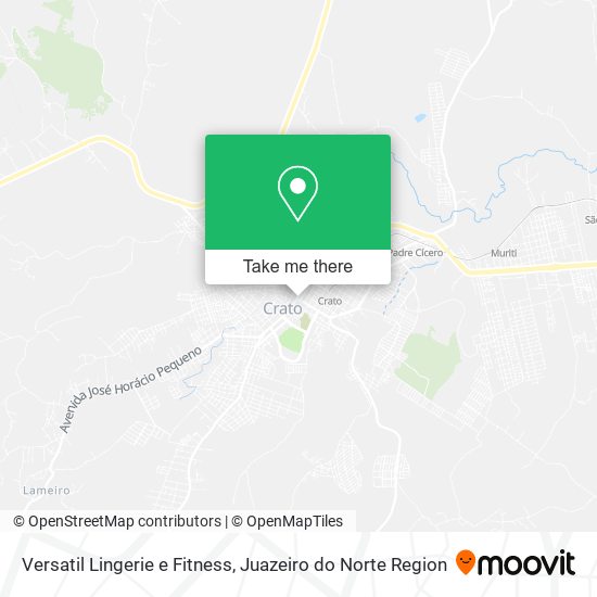 Versatil Lingerie e Fitness map